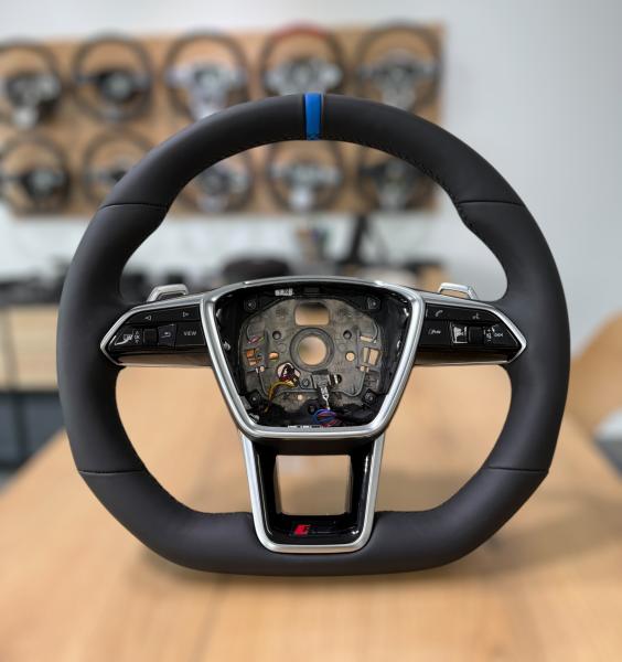 Audi A6 S6 RS6 A7 S7 RS7 4K C8 E-Tron GT Lenkrad neu beziehen